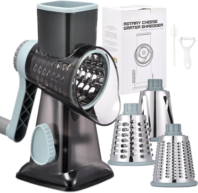 Detalle de Ziweaye Rotary Cheese Grater with Handle