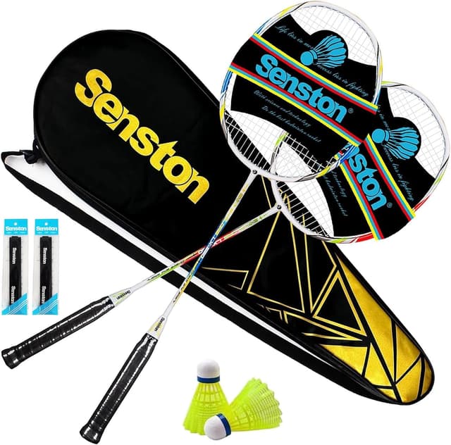 Imagen de Senston Graphit Badminton-Set 2er Pack en OfertitasTOP