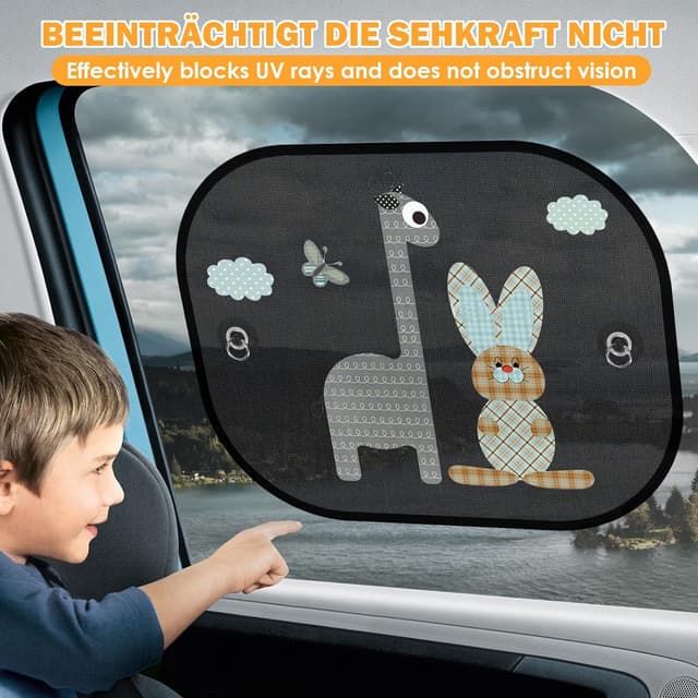 Detalle 1 de Tendine parasole auto bambini 45x35,5 cm