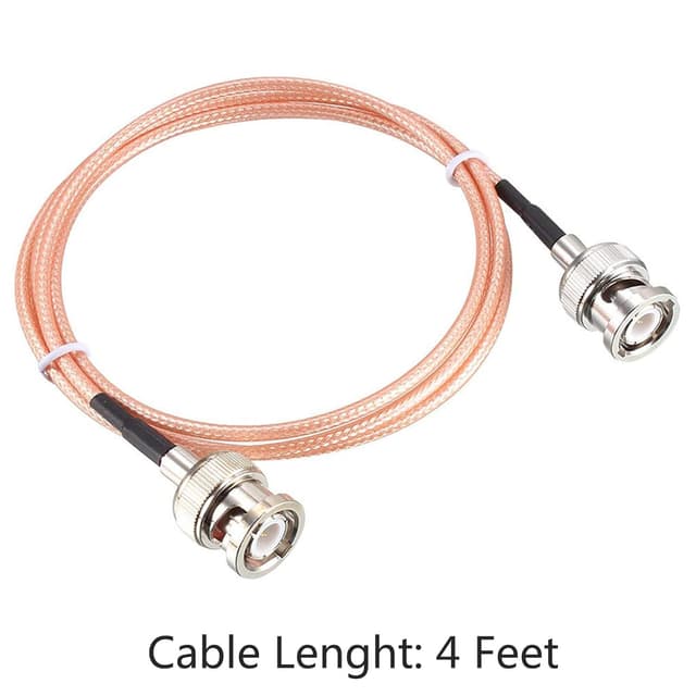 Detalle 2 de MACHSWON RG316 50 Ohm Coaxial Cable with BNC Male to BNC Male Connectors (4 ft) for CCTV & video signals