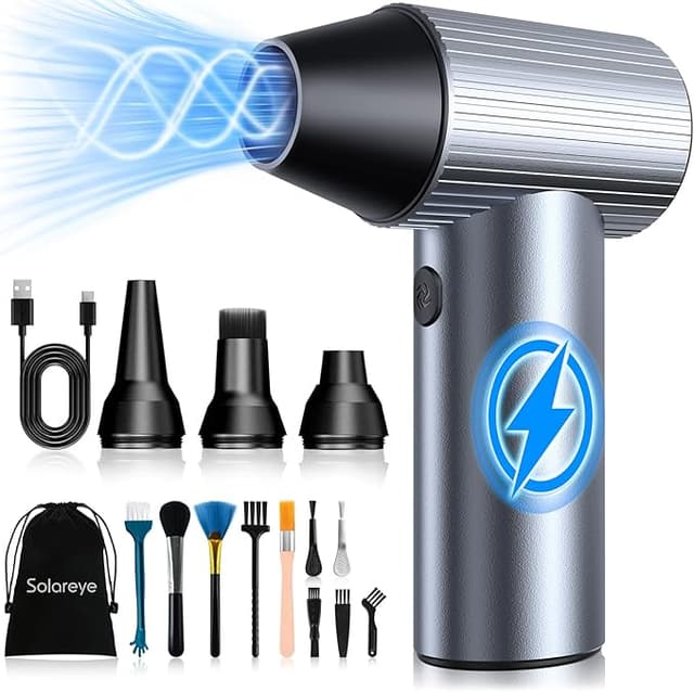 Detalle de Solareye Air Duster Portátil Inalámbrico 300,000 RPM