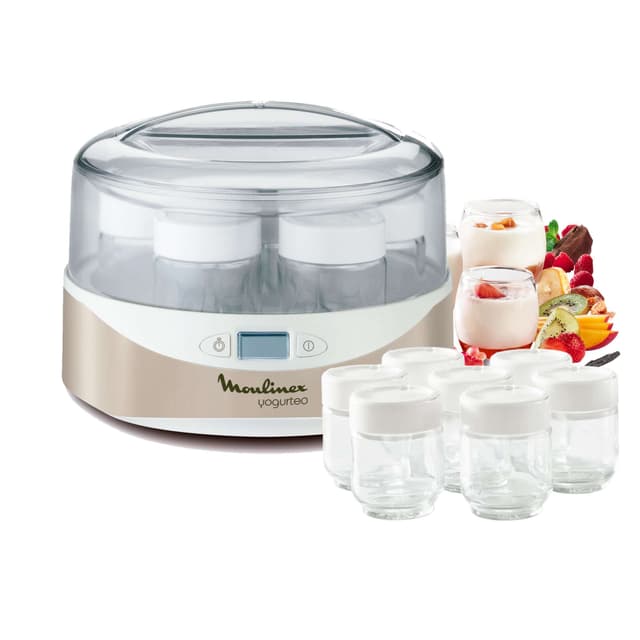 Detalle de Moulinex YG231 yogurtera programable 7x160 ml 😊