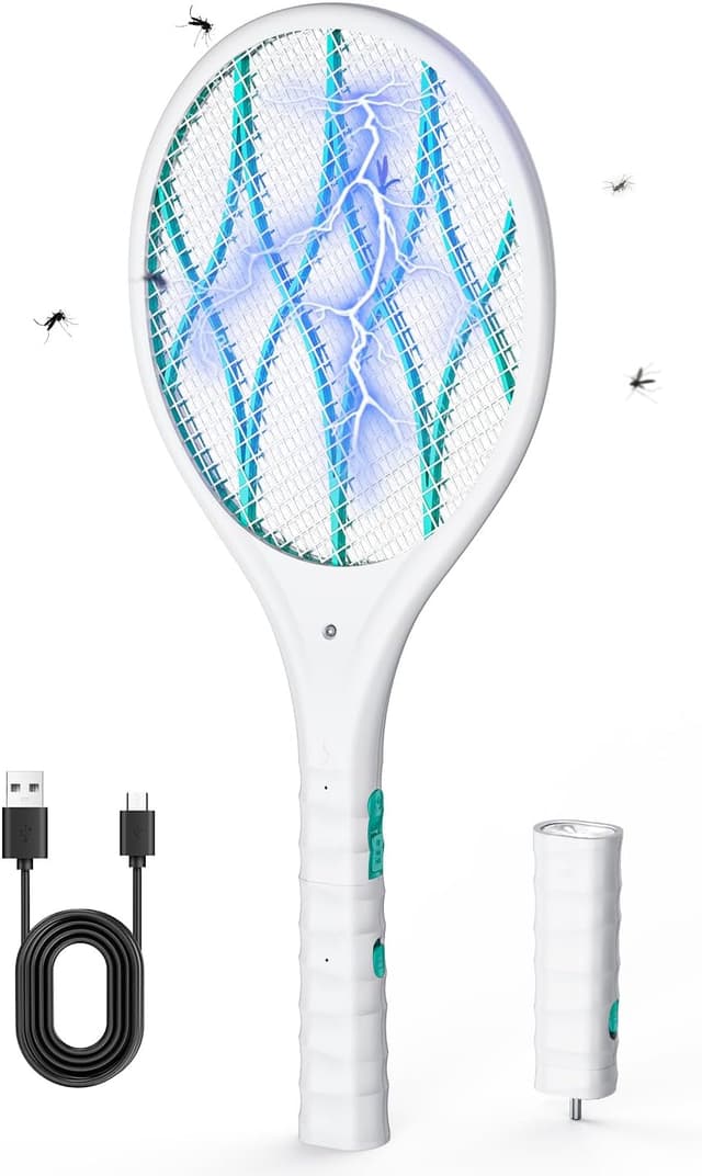 Imagen de AROEVE Racchetta Zanzare Elettrica 4000V — Antizanzare USB 🪰 en OfertitasTOP