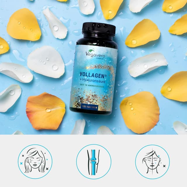 Thumbnail 4 de Vegavero Vegane Kollagen Kapseln hochdosiert