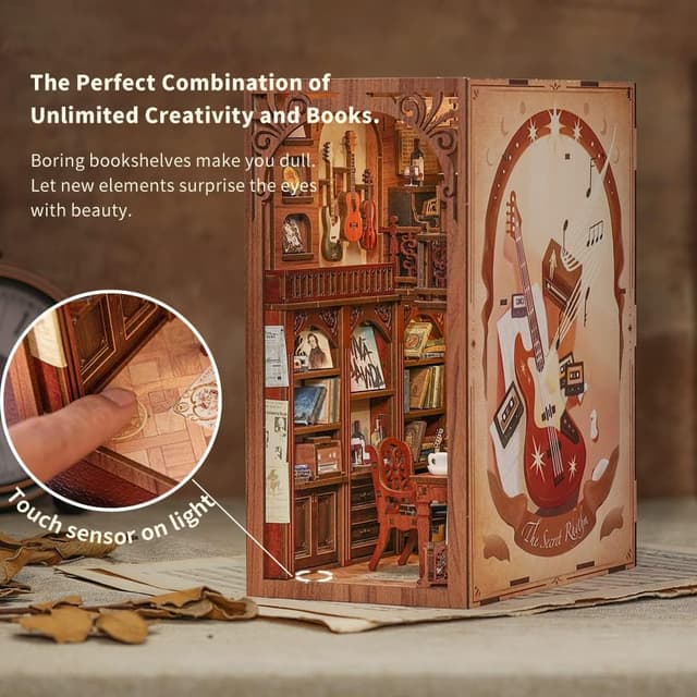 Thumbnail 3 de Cutefun Book Nook Kit 3D miniature book nook