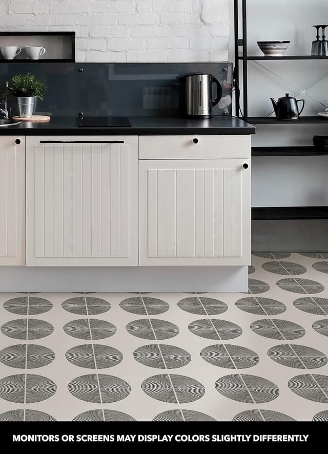 Detalle de FloorPops Luminary Peel & Stick Floor Tiles (12 x 12 in, 10 tiles per pack)