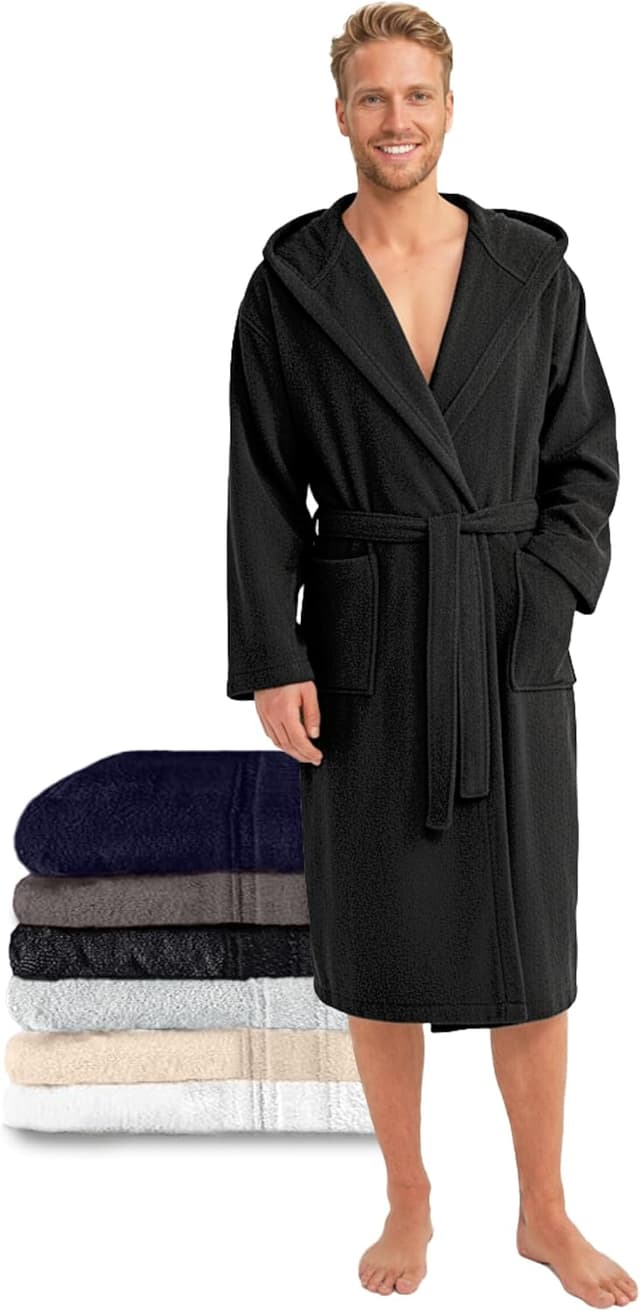 Imagen de Twinzen Peignoir de bain 100% coton en OfertitasTOP