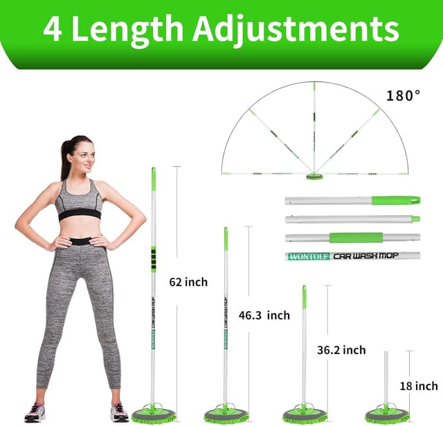 Thumbnail 5 de Wontolf 62'' Car Wash Brush Set