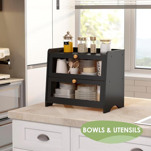 Thumbnail 6 de JANSNIMEN Double Layer Bread Box 15.7