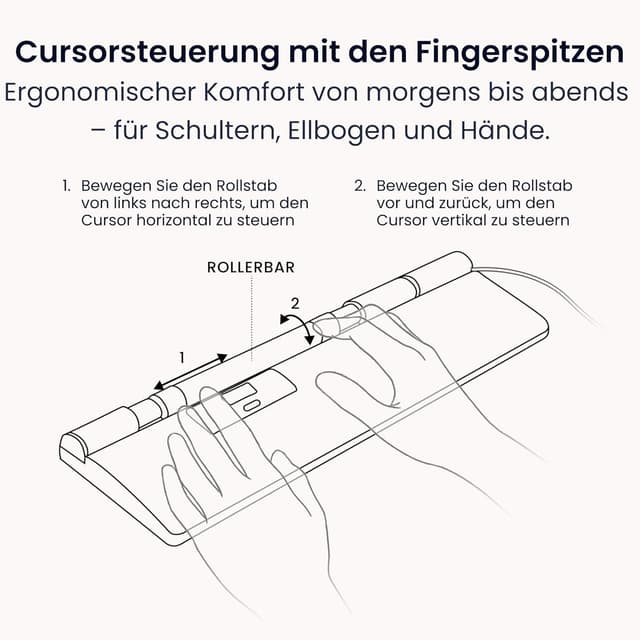 Detalle 2 de Contour RollerMouse Pro Extended Ergonomische Maus