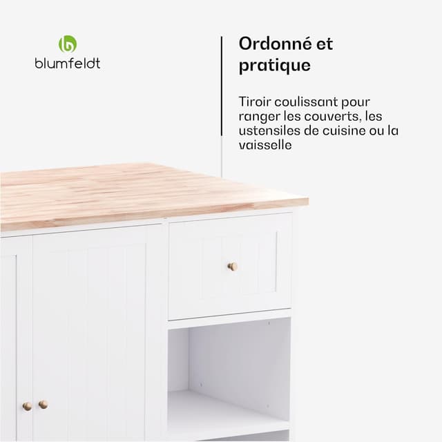 Thumbnail 6 de Blumfeldt Chariot de Cuisine – Desserte à Roulettes