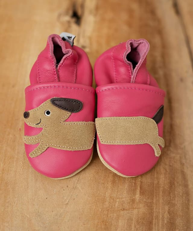 Thumbnail 1 de ENGEL + PIRATEN Krabbelschuhe aus Rindnappaleder – Lauflernschuhe & Babyhausschuhe