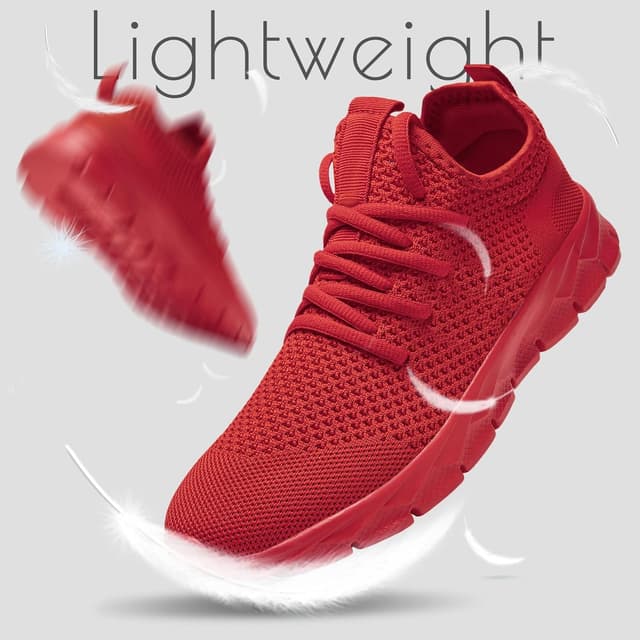 Detalle de Oltyutc men’s mesh slip-on trainers for running, walking and gym use