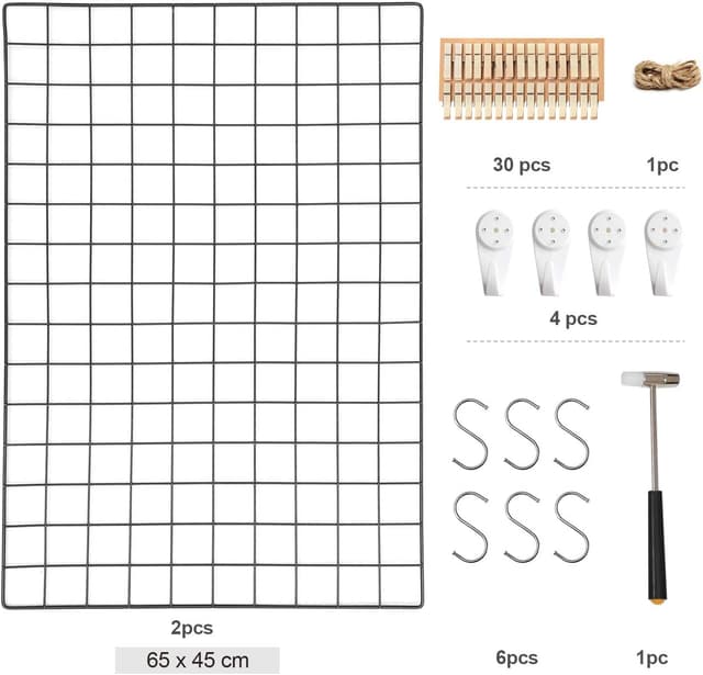 Detalle 1 de SONGMICS LPP02H galerie photo, lot de 2