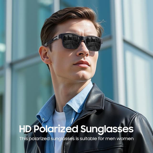 Detalle de Ulknyss Lunettes de soleil sport homme polarisées Polarisées UV400