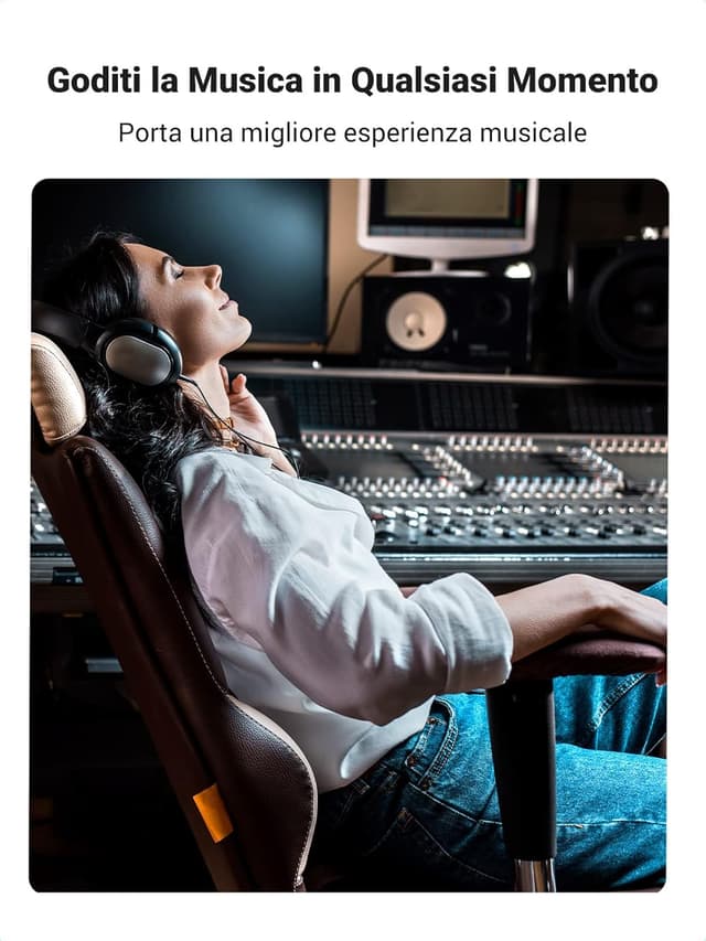 Thumbnail 6 de UGREEN Adattatore Audio 3,5→6,3 Jack HiFi