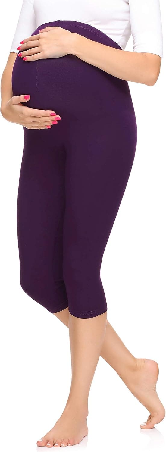 Detalle de Merry Style legging 3/4 de grossesse taille haute (maternité) – tenue sport femme MS10-298