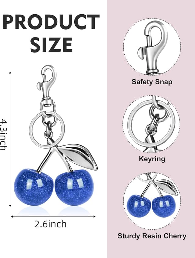 Thumbnail 2 de OVRUNS Cherry Bag Charm keychain