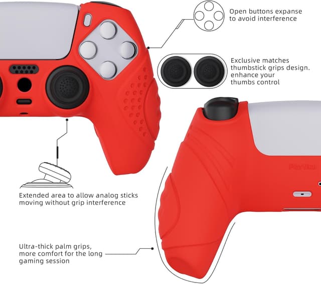 Detalle 2 de PS5 controller silicone case grip