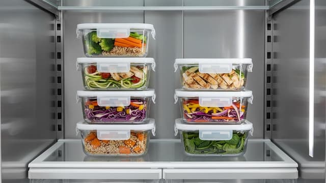 Thumbnail 6 de H.JSS WDJS 16oz Glass Meal Prep Containers 500ml 🍱