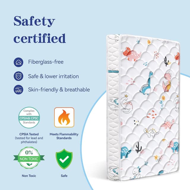 Thumbnail 5 de Letmxiu 5" crib mattress, firm support