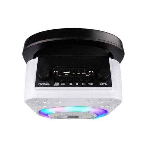 Thumbnail 2 de RockJam Karaoke Bluetooth Recargable 8W, 2 Micrófonos y Luces 🎤