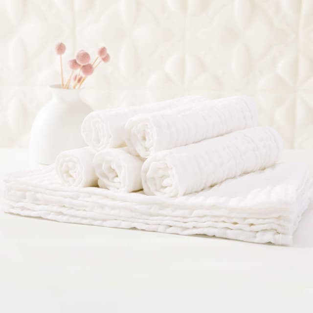 Thumbnail 6 de Yoofoss Mullwindeln 10er Pack 27×50 cm Mulltuch 👶