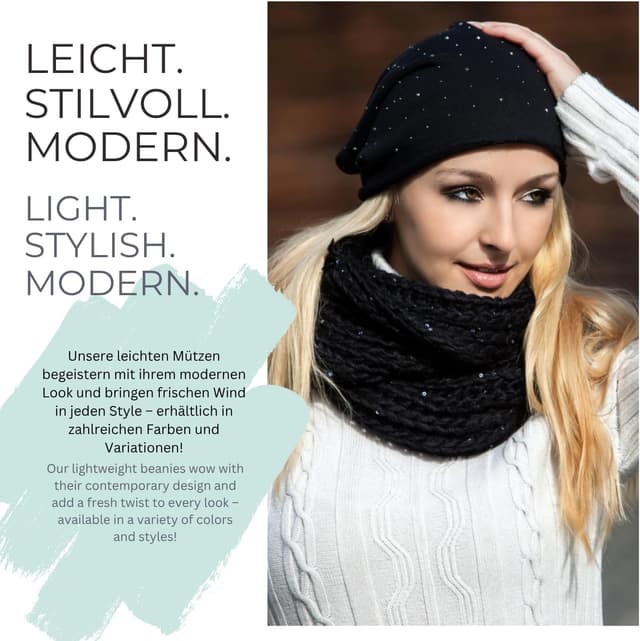 Thumbnail 5 de styleBREAKER 04024037 Gorro caído unisex 25 cm