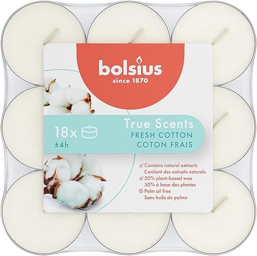 Imagen de Bolsius True Scents Velas de té con fragancia Granada 🕯️ en OfertitasTOP