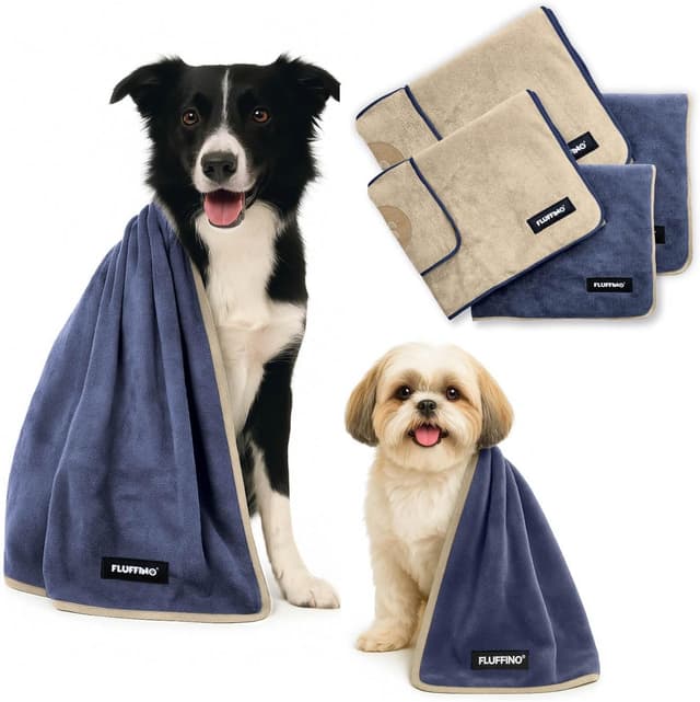 Thumbnail 1 de FLUFFINO Serviettes Chiens 120x70 cm