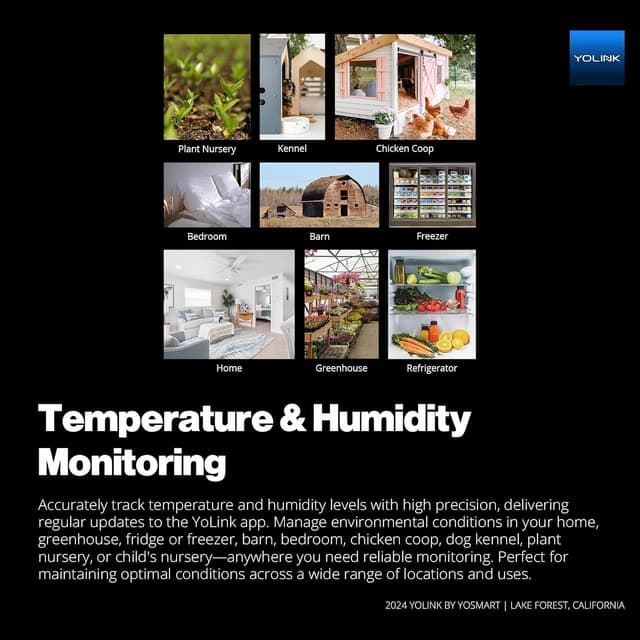 Thumbnail 2 de YoLink Smart Thermometer 3-Pack 🌡