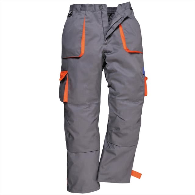 Thumbnail 6 de Portwest Contrast Trousers Black taglia Medium: pantaloni da lavoro con 9 tasche e tessuto UPF 40+