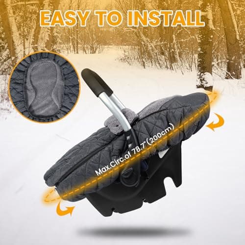 Thumbnail 2 de IvyWind Winter Car Seat Cover — Waterproof, Removable Zipper 🌧