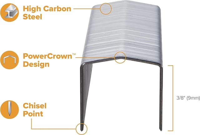 Detalle de Bostitch Powercrown agrafes B8 3/8