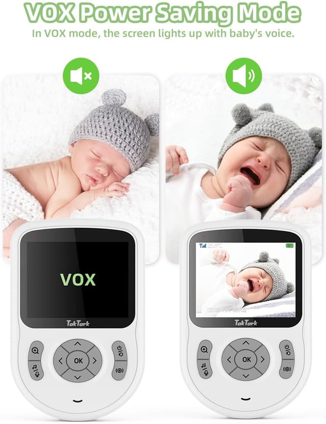 Thumbnail 4 de TakTark Cámara Vigilancia Bebe 2,8 pulgadas 720P