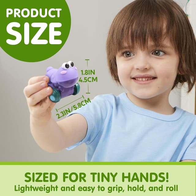 Detalle 2 de JOYIN Mini-Voitures en Caoutchouc 16 pièces