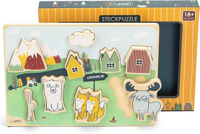 Detalle de HEJ LØNNE Puzzle 9 Piezas 18m+