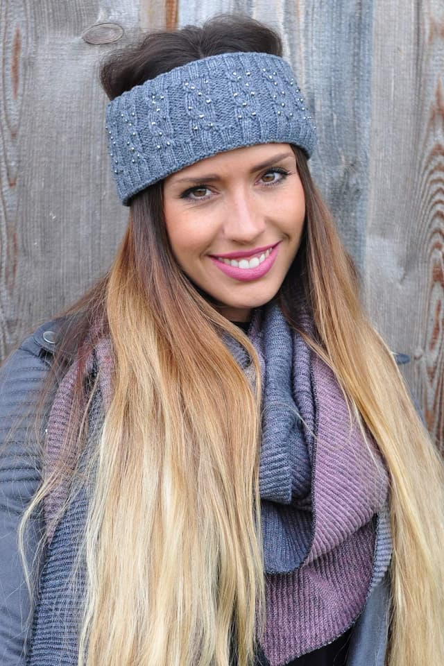 Thumbnail 2 de styleBREAKER Bandeau curry motif tresse et strass