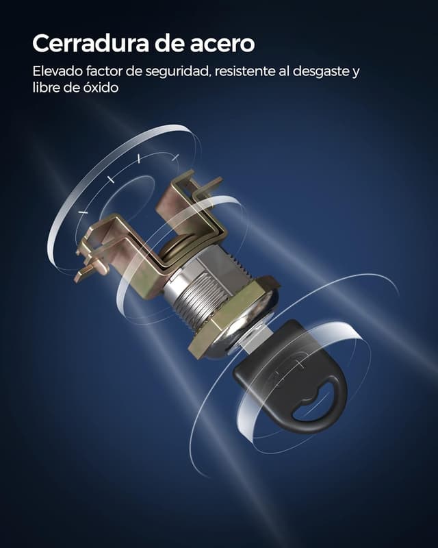 Thumbnail 7 de SONGMICS Gabinete Metal de Garaje 5 Estantes con Puertas 🛠