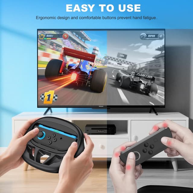 Detalle de HELLCOOL Switch 2 Lenkrad 2er Set kompatibel