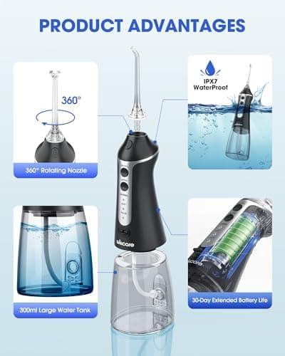 Thumbnail 6 de Water Dental Flosser Portable Oral Irrigator 300ML