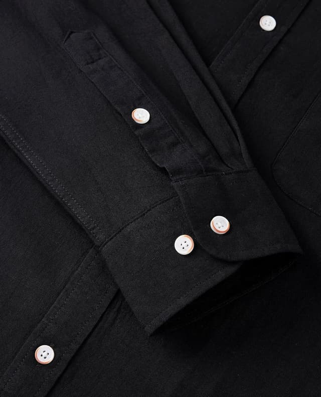 Thumbnail 5 de siliteelon Herren Leinenhemd mit 70% Baumwolle