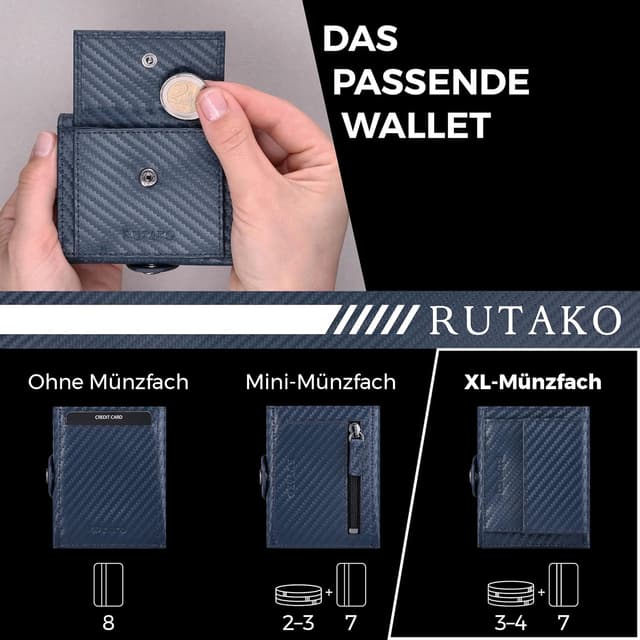 Thumbnail 5 de RUTAKO Slim Wallet Kreditkartenetui