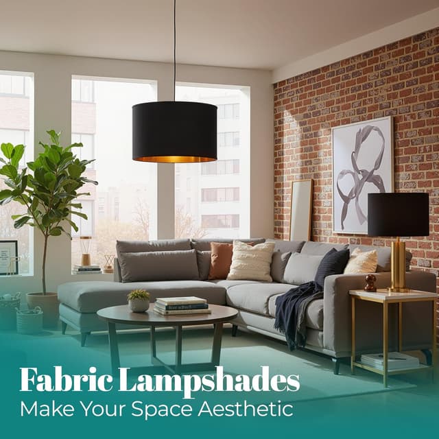 Detalle de Giggi GIGGI 8 inch fabric lamp shades