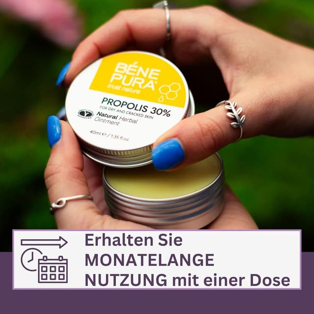Detalle 2 de Bene Pura Propolis Salbe 30% für trockene Haut 40 ml