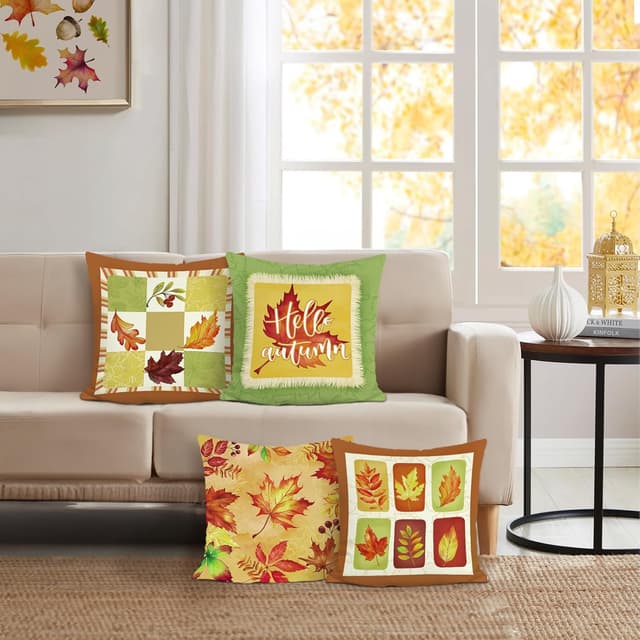 Thumbnail 2 de Bonhause Autumn Maple Leaves 45 x 45 cm cushion covers 🛋