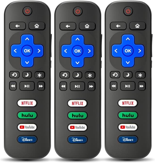 Detalle de 3-Pack Replacement Roku TV Remote