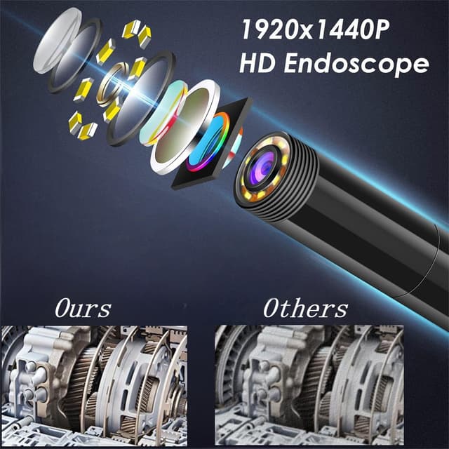 Detalle 2 de Endoscope Inspection Camera with Lights 1920P