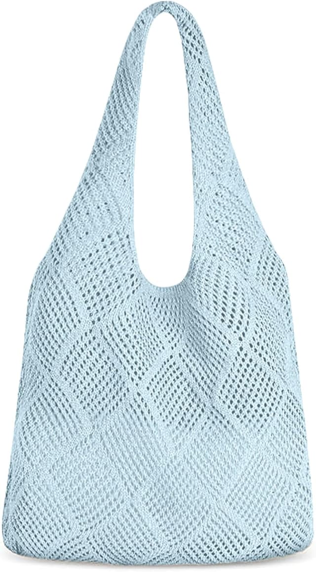 Thumbnail 6 de Aucuu Borsa Spiaggia in Rete Uncinetto