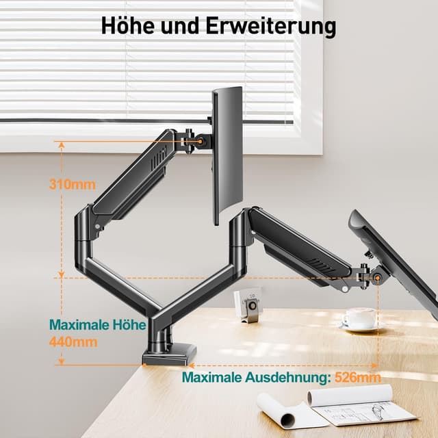 Thumbnail 5 de ELIVED Monitorarm für 13 bis 32 Zoll